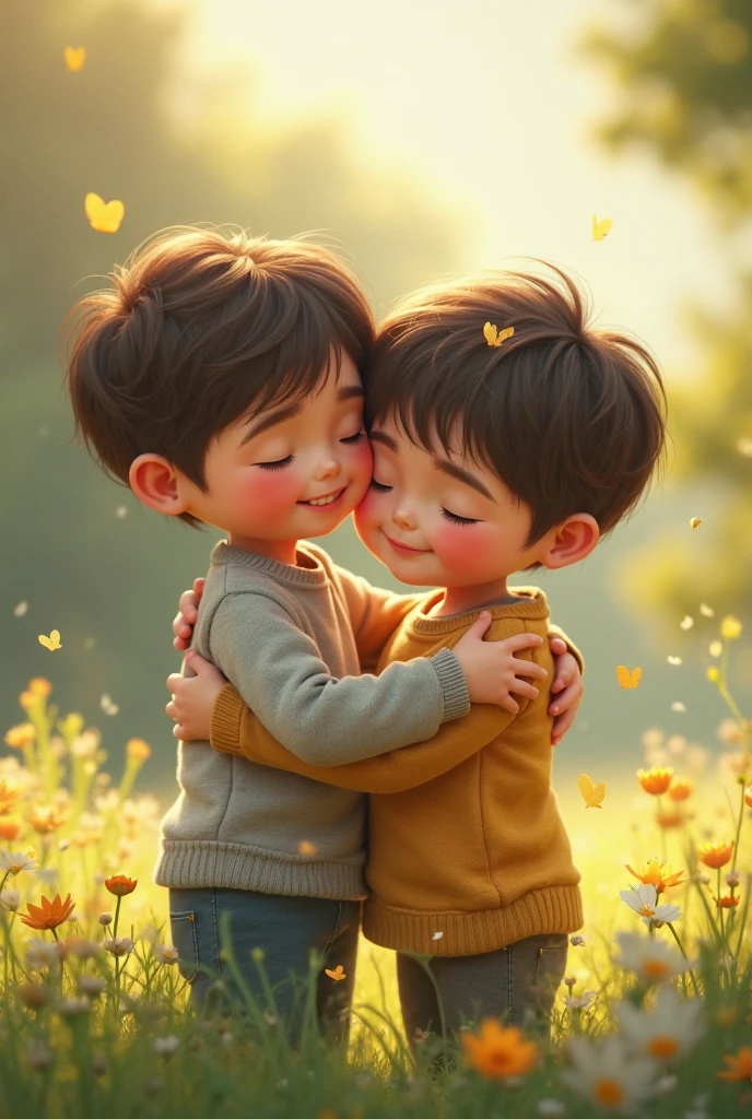 Make a boy kiss him