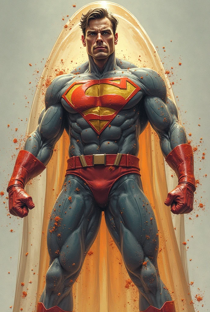 Image of homelander he is happy because he wants to fight with Superman they both agreed to fight