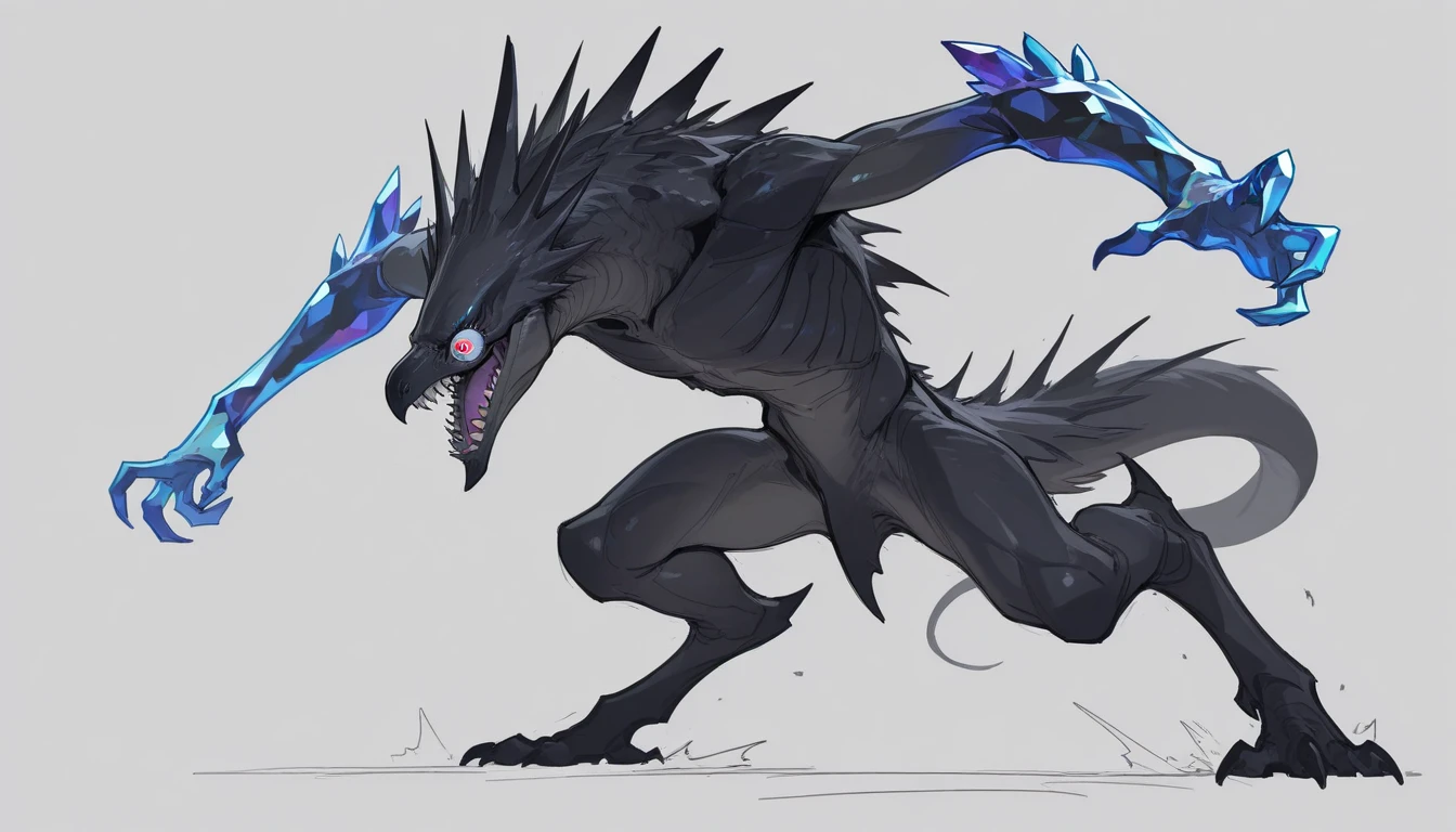 "A dark, biblical-style illustration of a menacing sea demon from the deep ocean, resembling a deep-sea fish with sharp, jagged teeth, glowing eyes, and bioluminescent scales covering its body. It emerges from the abyssal depths, surrounded by eerie, dark waters and faint, glowing sea creatures, depicted in the dramatic, intricate style of Gustave Doré --ar 1:1"





