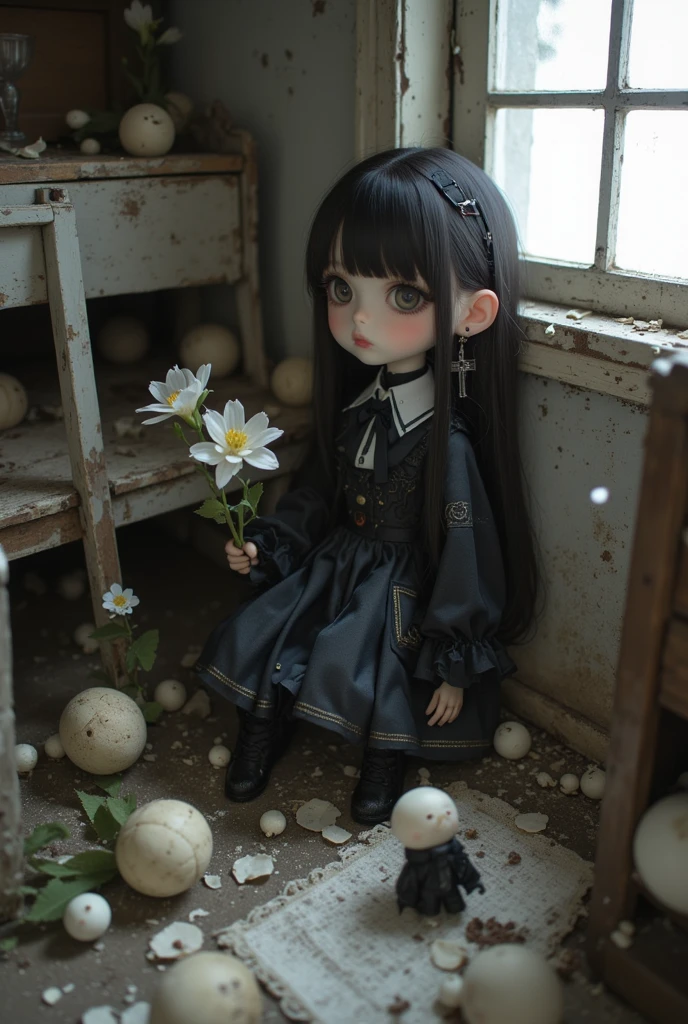 black haired snowwhite as a toddler