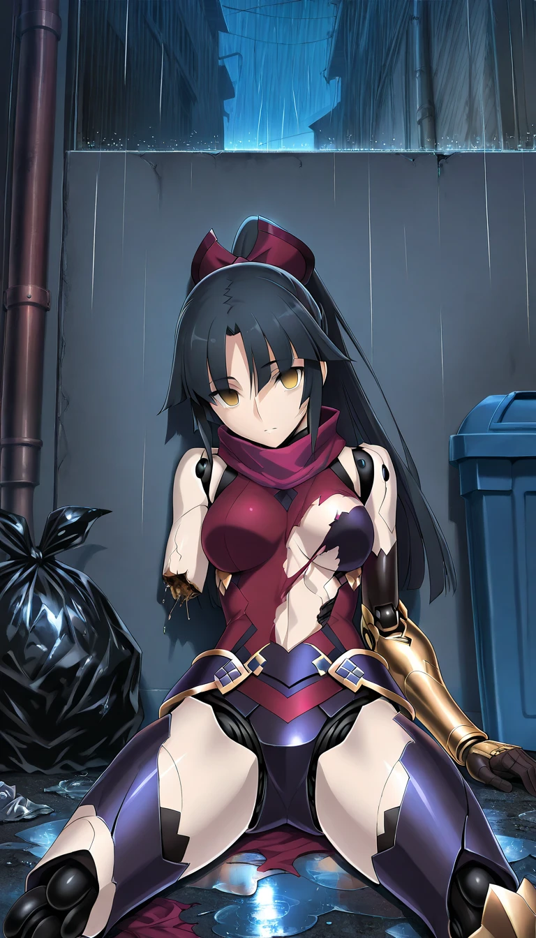 (lying,on back:1.4), (facial profile:1.3), (lie supine,spread legs:1.3), (urine puddle:1.3), ((dead girl)), shoot from above,
BREAK
(ultra-detailed,absurdres,absolutely resolution,highres:1.3),
(prison cell,stone construction,cracks:1.4), (indoors,abandoned building,urbex:1.3), ((dark theme)),
1girl, solo, clothes reflecting light, cinematic lighting, BREAK
(((lace panties,white panties,lace-trimmed,frills))), wearing panties, BREAK
(((peeing self))), (dripping urine:1.4),
A lot of urine is overflowing from her crotch,
((wet panties,urine_stain))
(urine:1.3), ((peeing)), BREAK
(crying,streaming tears):1.3, (embarrassed,nose blush), (((clenched teeth))), (closed mouth):1.3,
(Rixia Mao,dark purple hair,hair bow,medium hair:1.3), BREAK
(Rixia Mao,purple china dress,pelvic_curtain,armored gauntlet:1.3), tabard, ribbons, BREAK
(wearing black thigh boots:1.3), thighhigh boots, armored boots,