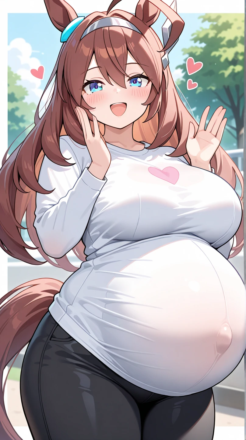 ((highest quality)),(kawaii:1.2) break (Full body chibi character), (Big Head),cute break obese break (Light brown hair),Braid,((Bangs Bangs)) break dutch angle open legs break sweat,Ahegao,Drooling,(bukkake:1.2),cum in pussy break arms up,bear man sex,hetero,1 bear man hug girl behind,(doggystyle)