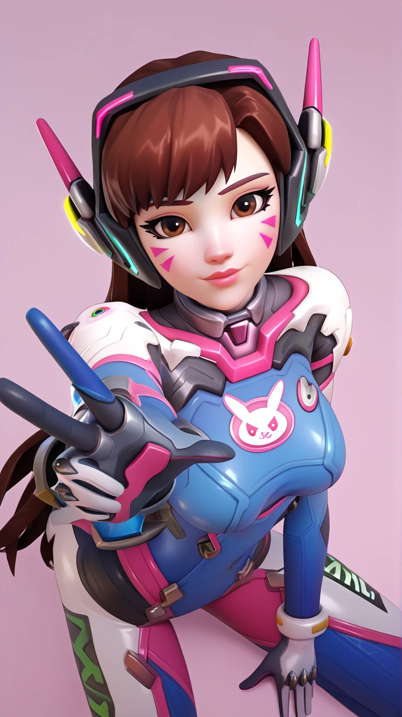 masterpiece, detailed quality, 1girl,  black background, score_9, source_anime, score_8_up, score_7_up, x3dce, 3d, looking at viewer, <lora:X3dCE_PDXL:.8> d.va_overwatch, bodysuit, upper body, headphones