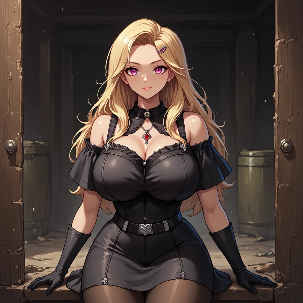 shane,blond hair,long hair,heterochromia,
short white dress,fur trim,arm bands,
upper body,cleavage,large breasts,
standing,night,
(insanely detailed, masterpiece, best quality),solo,<lora:shane:0.8>,