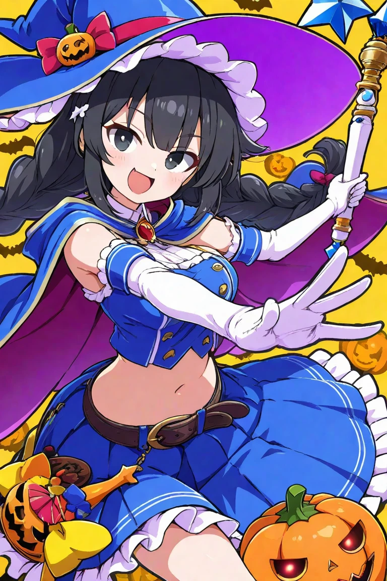 Highest quality,girl,cute,Long Hair,Black Hair,Off-the-shoulder dress,Stick your tongue out,