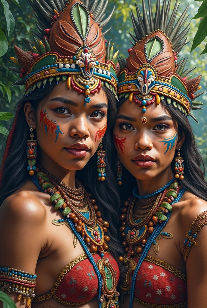 10 years old, tribal body paint