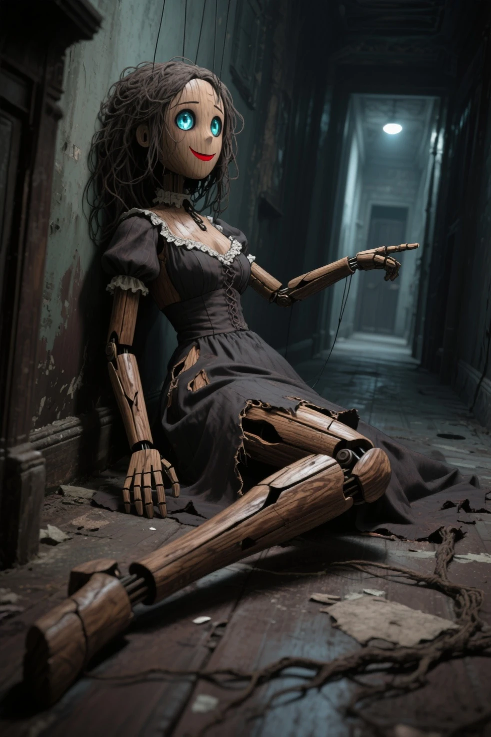 Victorian woman (1woman) sitting in a bathtub holding a (1doll), horror art inspired by Gottfried Helnwein, full body art, bleeding in the bath, horror surreal art, yuri shwedoff and tom bagshaw, natalie shau tom bagshaw, pale woman covered with blood, by Gottfried Helnwein, james jean and wlop, by Kurt Roesch