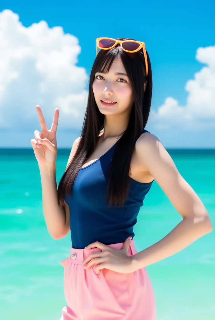 ManoErina, Masterpiece of ProfessionalPhoto ((ExtremelyDetailed (12 PICHIPICHI KAWAII Girls Floating in The Air in a row:1.37) in WHITE at Dusk Enoshima Beach)), {(Standing Full Body:1.2)|(from below:1.2)}, Different types of hair colors, {(skinny(SchoolSwimwear))|(SchoolUniform)with Tiny AthleticShorts}, {Detailed Childish hand|Hidden hand|Armpit|Different types of breasts of various sizes from HUGE to FLAT|(Clearly Visible the shape of Butt)}, Joyful Expressions LifeLike Rendering, PerfectLighting, (Dazzling Horizon Visible through ThighGap), (Starry IridescentParticles:1.22) ColorfulClouds