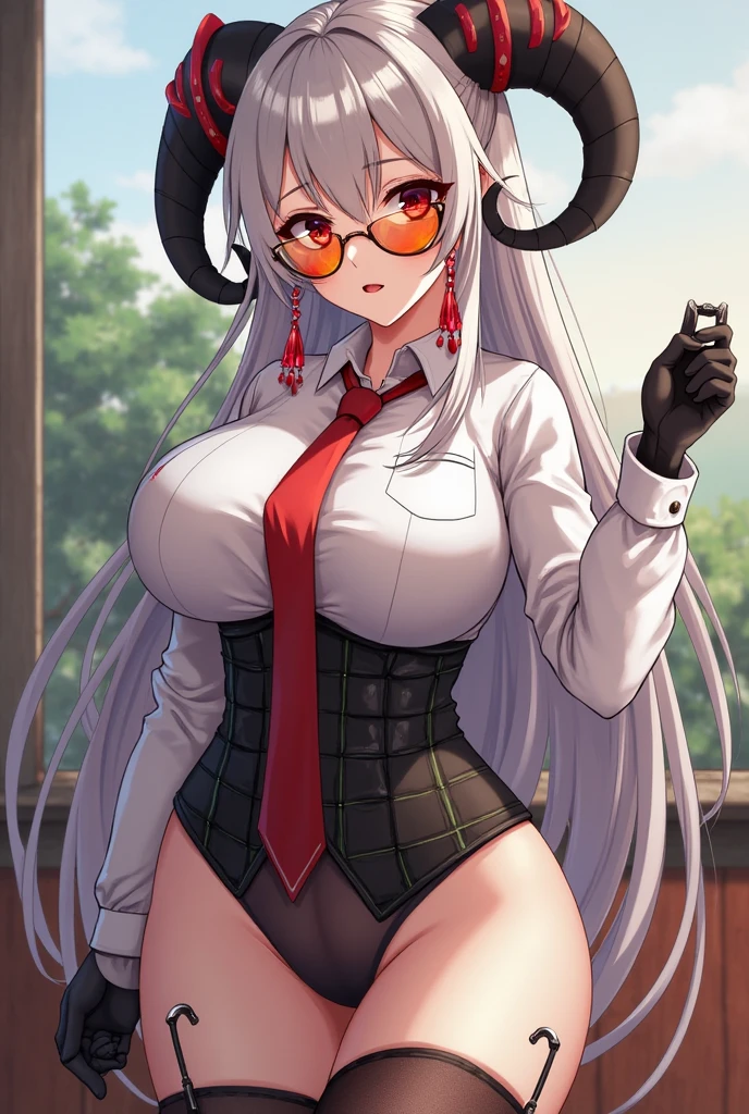 16K Ultra High Definition
Super detailed
The best of the best
Shiny detailed hair
Beautiful human woman with long hair
Super Big plump meat
Black and white cow print kimono
Cow ears and cow small horns
Shiny skin
Red cheeks
Moisturized eyes
Wearing glasses
Reading a book at a desk
Rich breasts on desk on library background