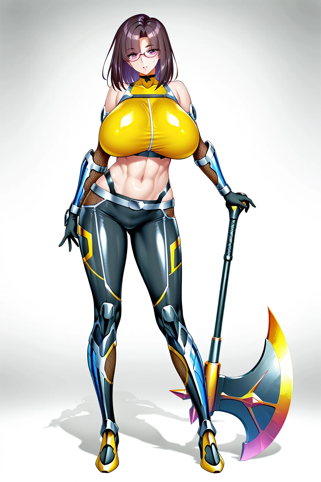 whole body, red breastplate, Redskin, looking at the viewer, bright,armor, Thighs, waders,shoulder armor, failures, Poland, gloves, gauntlets, Rerebrace armored boots, shoulder pads,(Masterpiece, Best Quality, ultra detailed, best shadow) yordle (1 girl)( Redskin:1.2) pointy ears muscular lean platinum blonde long twin-tails hairstyle at the office lustful smirking smile face red blushed, blush, strong abs, female bodybuilder, tiara, double hair drills