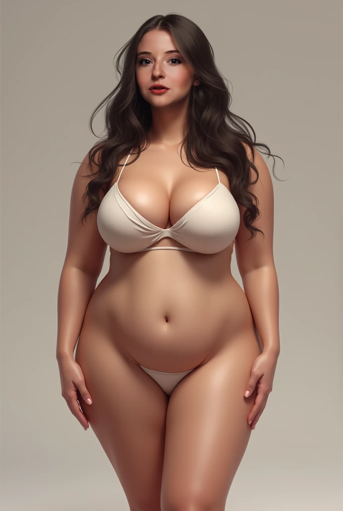 a close up of a person with a very large belly, photo from the front, full growth from the front, centered full body front-shot, photo taken from front, taken in the early 2020s, showing her shoulder from front, seen from the front, photo still of frontal view, half body cropping