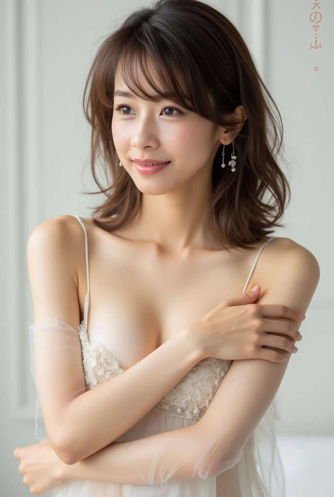 1 Female,Cleavage,Focus on the cleavage,sexy,Realistic,Highest quality,8K, Ultra high definition,RAW Photos,Perfect figure,Beauty,Small breasts,View your viewers,Shooting from directly in front,Sports bra,Upper body zoom
