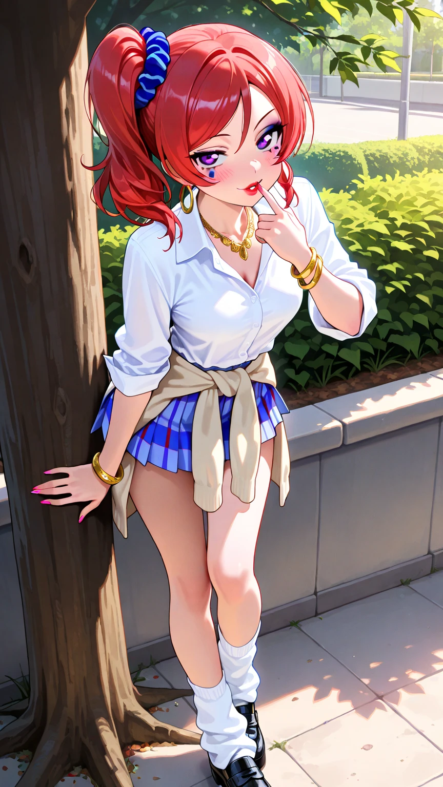 raw photo,M。realistic,real person,ニskirt、(spread legs:1.5)、show white panties,Beautiful thighs、Beautiful camel toe、長い白いウェディング ドレスとウサギの耳を着た赤毛のAnime Girls, skirt, 16 years, Nice body, Big breasted, Hands behind head, Run your hands through your hair, Sexy Girls, red Short hair in braids, side hair highlights, strands of hair on the side of the face, Beautiful lighting, Soft Shadows, blue eyes, Beautiful feet, Short hair in braids, Anime Style, Ranma-chan, Autora Rumiko Takahashi, Baseado em obra de Rumiko Takahashi, Anime Ranma 1/ 2, Sexy deco, Strong hips, whole body, whole body, Large Bust, young girl with beautiful beautiful body, sandals on his feet, garota 16 years jovem baixa estatura, She is wearing a long white dress and bunny ears。, Anime Girls, Anime Style, beautiful feet in sandals, Viewing angle 45°, Outdoor, Red hair braid