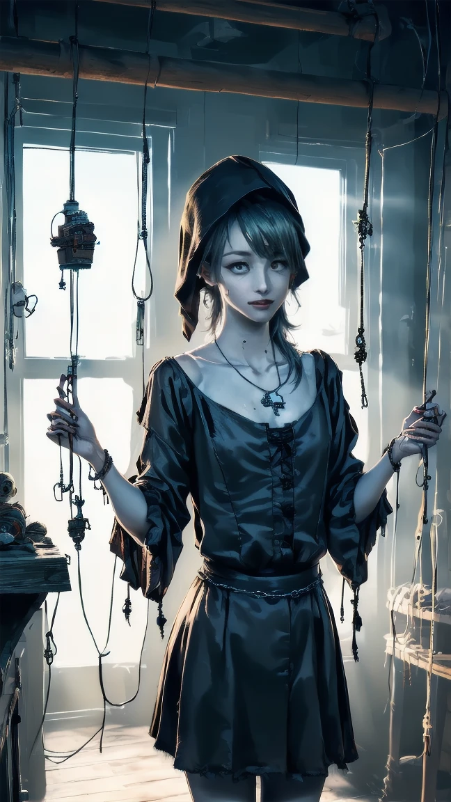 (8k, best quality, masterpiece:1.2), (realistic, photo-realistic:1.37), ultra-detailed, 1 girl,cute, solo,beautiful detailed sky,detailed office,night,sitting,(nose blush),(smile:1.15),(closed mouth) , medium breasts,beautiful detailed eyes,(collared shirt:1.1), night, wet,business attire, rain, (short hair:1.2), pureerosface_v1, computer, detail finger, beautiful detailed face, --auto