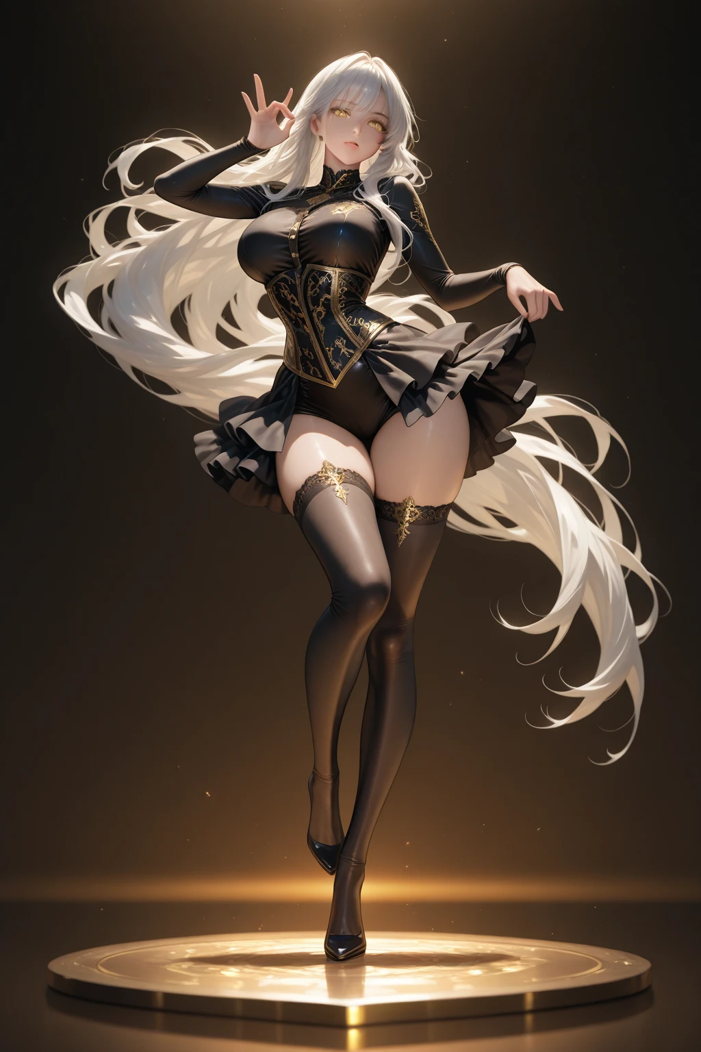 black pantyhoses,open open mouth,spread their legs,See the pressing,Cute nose,Cute and beautiful girl,The legs are relatively long,The chest is relatively large,Naked,You can see below,Below towards me,The eyes are relatively large,Good facial features,Long hair,The jets are relatively short,The eyeballs are relatively large,The eyes shine brightly,Tender feet,The nose is relatively large,white color hair,Hands up,Feet sticking out,dual horsetail,perspire,Toilet,Squat horse step,16K resolution