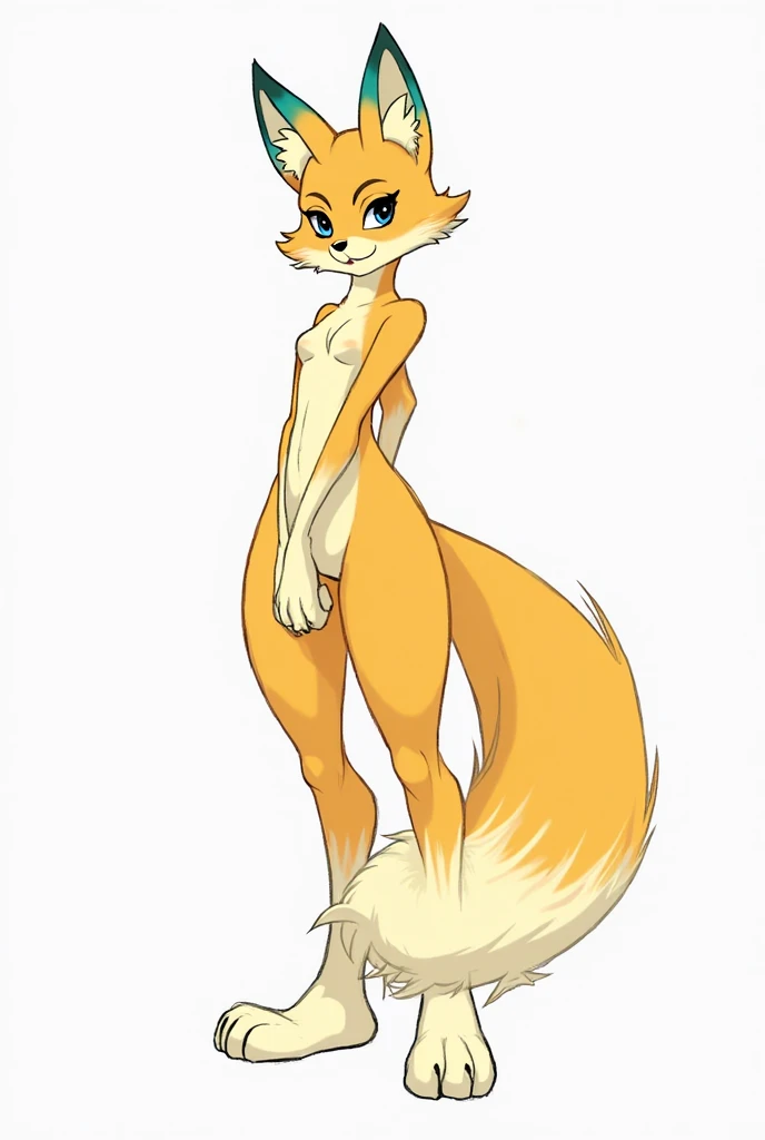 Furry female reference sheet