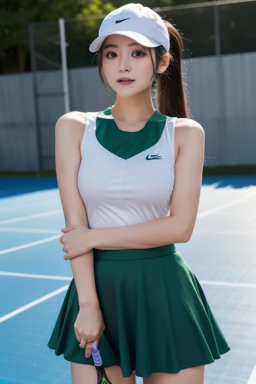 high school girl､Tennis Wear､See-through