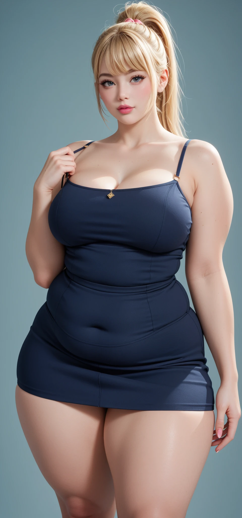 obese woman in top and pants reaching out, large round belly, thick and round belly, chubby woman, chubby belly, big belly, folds of abdominal flap, chubby, large belly, curvy woman, obese belly, portrait of a chubby woman, a chubby