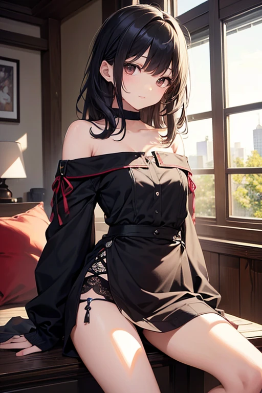 Sexy trap , wearing panties black