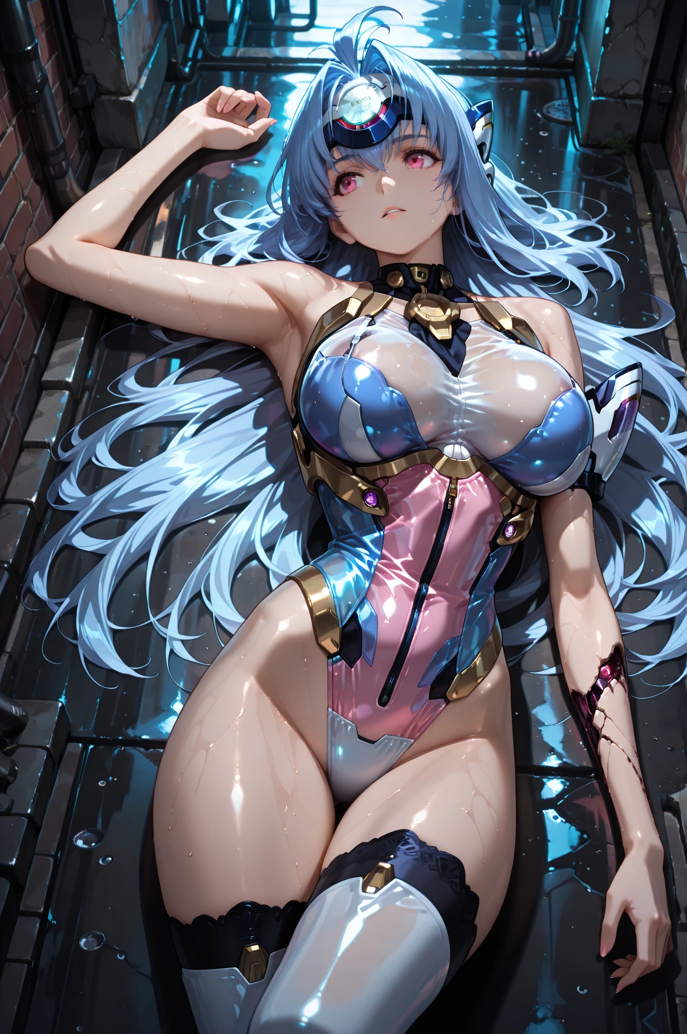 (Enrich the picture,Masterpiece level quality)Beautiful 8K CG artwork,Goddess-like posture,Sitting in the cabin of an airplane,Postural exercises,Slim and soft,Translucent skin,Blue colored hair、The beauty of extra-long hair, Super Long Straight Hair,The skin is fair and juicy,Big breasts lingerie miniskirt uniform,Perspective Part 1.2x enhanced silhouette effect,Exquisite transparent blues pattern in pajamas,The details are intricate and exquisite,The background is slightly blurred,Charming and lustful leg seduction,Drool,K cup big breasts,Blush,Japan goddess,Perfect body slim curves,Cabin scene,Lace panties can be seen,spread their legs,Red left eye,The right eye is green,2 beautiful women hugging each other,