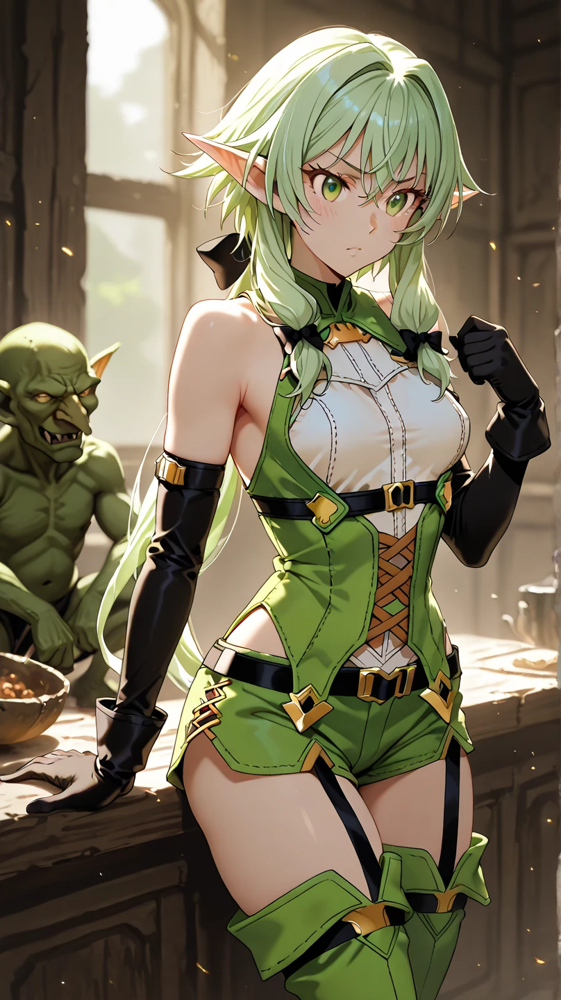 Best Quality, masterpiece, ((Solo, 1girl)), high elf archer, fine detailed shiny eyes, small chest, high resolution, best lighting, extremely detailed illustrations, blush, embarrassed, smile, open mouth, crotch seam, cameltoe, day, dripping wet, no panty, very NSFW, female masturbation, cum everywhere, view from behind, butt visible, no top, extremely hot, massive load, legs spread, cum dripping out of mouth, female orgasm, crotch penetration, vaginal fluid, fingers spreading crotch,