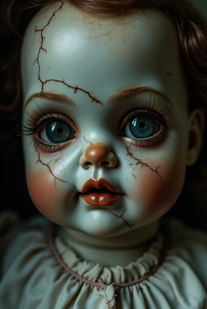 Horror、Real、Doll with only a head、Tattered Doll