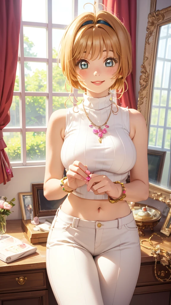 ((masterpiece, Highest_quality)), One Woman、Beautiful mature woman、 (Realistic:1.4), alone, black_hair, length_hair, absolute_ryouiki, Micro Mini Skirt, ((full_body)),White panties、Are standing、Embarrassed expression、absolute領域、Over the knee socks、in the train、See-through tank top、48 years old、Restless、Sweat、Are standing、Perfect limbs、Spread your legs、Plump body