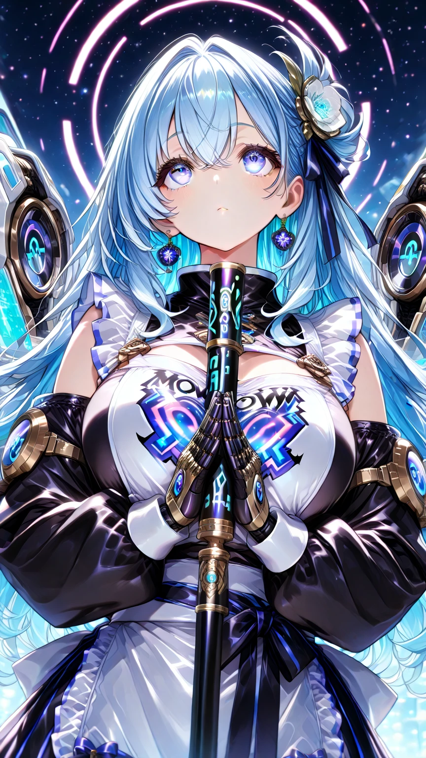 Masterpiece,best quality,best resolution,1 woman,2 heads,details,Firefly character,long gray hair,hair accessories,Blue and purple gradient eyes,blushing,Wearing a white dress with a black cloth draped over the shoulders with a gold pattern, long white sleeves..(blue cloth chest),wearing a long blue skirt,Wear long blue socks.,normal breasts,lying in bed,bedroom background,conjoined twins,Beautiful face,Beautiful hair,beautiful eyes,beautiful body,Beautiful hands , open mouth, smile, be happy, Arms separated, arm circle, (Put your hands on your head....), (lower hand on ankle), (lower hand on leg), Full content in the frame, full body view, (four arms),(Multi-arm),(many hands), Slim shape