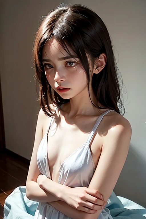 NSFW,4K,((Highest quality)),((masterpiece)),BREAK,((one girl)),(detailed),(in closet),((One girl)),((perfect anatomy)),nsfw,((nude)),(naked),((10 years old)),((flat chest:1.6)),(stare at viewer with stern eyes:1.5),((delicate face and eyes)),((one girl)),(bitting own lip:1.1),(angry:0.9),nose blush,(shamefull:1.2),( Straight hair),(beautiful hair),surprised, ((beautiful realistic face)),((skinny:1.3)),(delicate face and eyes),Beautiful Korean Women, Beautiful young Korean woman, Young and adorable Korean face, Gorgeous Young Korean Woman, Korean Girls, Girl cute beautiful face, Portraits of Korean female idols, Young and pretty Asian face, Cute natural anime face,Asian pretty face,((finely detailed face)),(Big eyes:1.2),((glistening eyes)),((glistening eyes )),((large eyes)),(( pretty eyes)),(Show your ass)