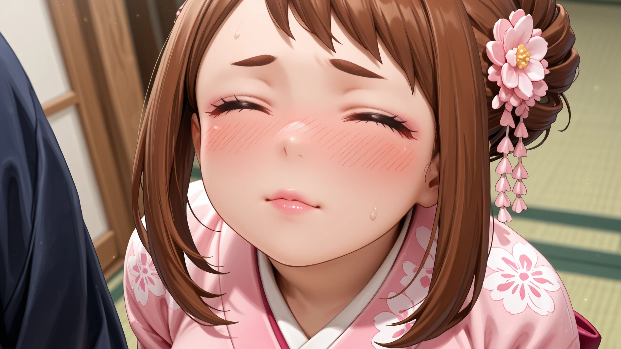(masterpiece:1.3), (8K, Realistic, RAW Photos, highest quality: 1.4),(Loli body type:1.6),(dwarf:1.6),(Harlem:1.4),(ass pov:1.6),(cum on face:1.4),(1penis:1.6),(licking penis:1.6),(fellatio:1.6),(handjob:1.8),(grab penis:1.8),(from below:1.4),(face focus:1.6),(smile:1.2)