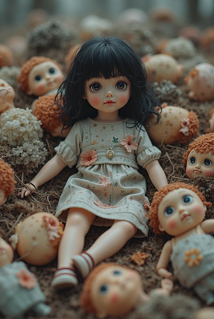 Anthill in the doll's head