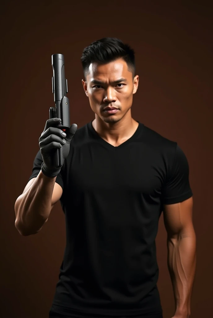 1 handsome Asian guy，27岁policeman，arafed male police 官 in  walking down a hallway, , wearing a police ,  police ,  full outfit: police, , majestic，Who is Shi Yu?, Li Yuanbin, Kim Hyung Tae, Kim Hyung Tae, Yin Shishan, Handsome Asian muscular guy，Broad shoulders and narrow waist，A handsome guy in police uniform，Form-fitting fabric contours the bust，in a remote warehouse，hands tied behind back，Hands tied behind the back，hands tied behind back，Masculine and sexy，High，Muscles look good，hairy body，Wheat complexion，black eyes（thin eyes 1：3），whole body image