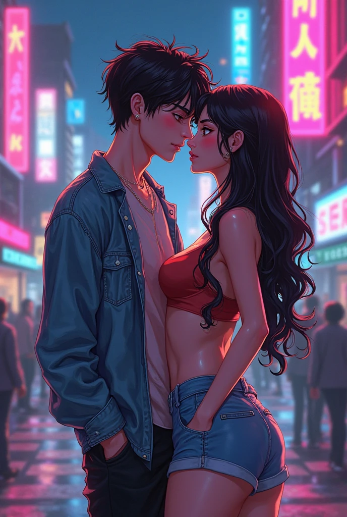 Forbidden Passion on the Balcony
• Prompt: Preity and her partner stand naked on a small balcony, surrounded by high walls, that grant them privacy. Preity gently pushes her partner against the railing, while her hands glide over the other's body. The air is warm and the wind plays softly with their hair, while the world around them seems to stand still and only the passion of the two counts.
• Details: ISO 800, f/2.0, 1/60s, 50mm focal length, natural, warm lighting, that intensifies the sensual and forbidden atmosphere.