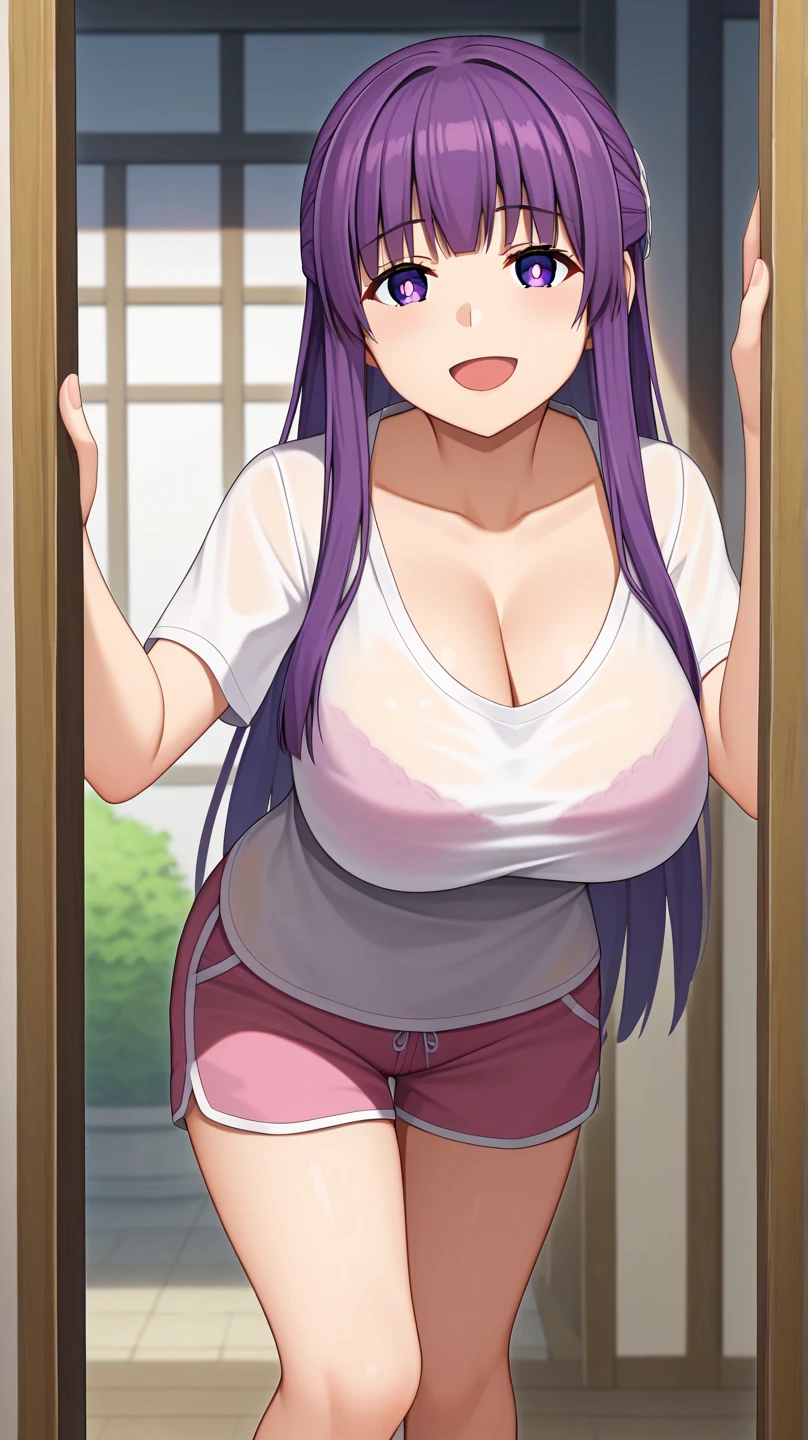 Pregnant women,Pregnant belly,Multiple births,Swimwear,Big Breasts,White and purple hair,Long Hair