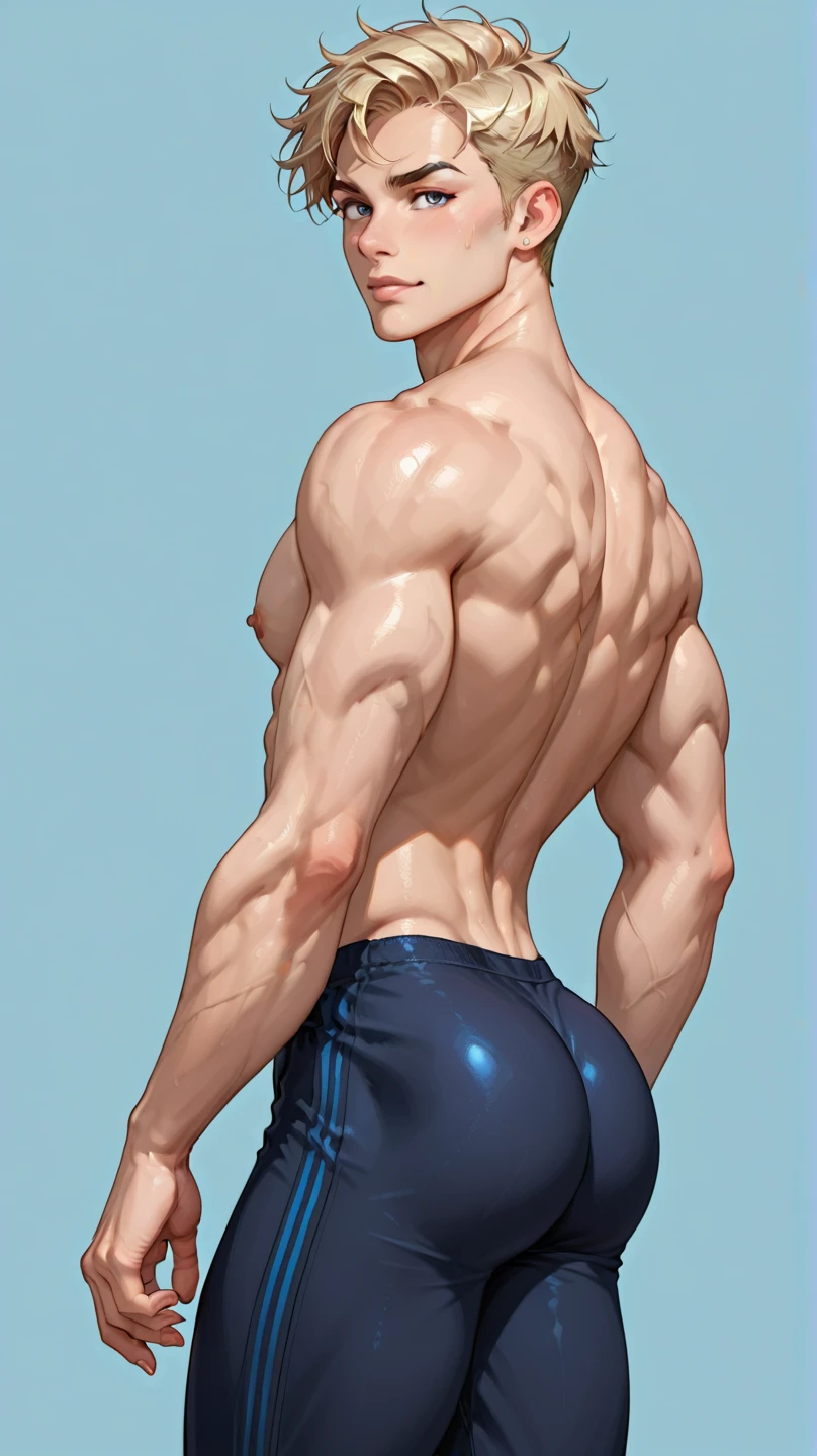 NSFW, totally naked Stephen amell standing with indecent pose, grabbing his dick, character sheet , masterpiece,top-quality,((character sheets,Same character)),(((Lateral, face, back , side,soles))),environment change scene,Pose too,Hairstyle army,Posing ,(simple background、white backgrounid:1.3),illustration,1 male human,Stephen AMELL,daddy hunk , handsome,thin man ,six pack stomack,hunk Face ,Stubble,Lots of body hair,dark blond hair,,Hair is thick,White polo shirt,TOTALLY NAKEDshowing his cock, showing a nice erected COCK, bright colors