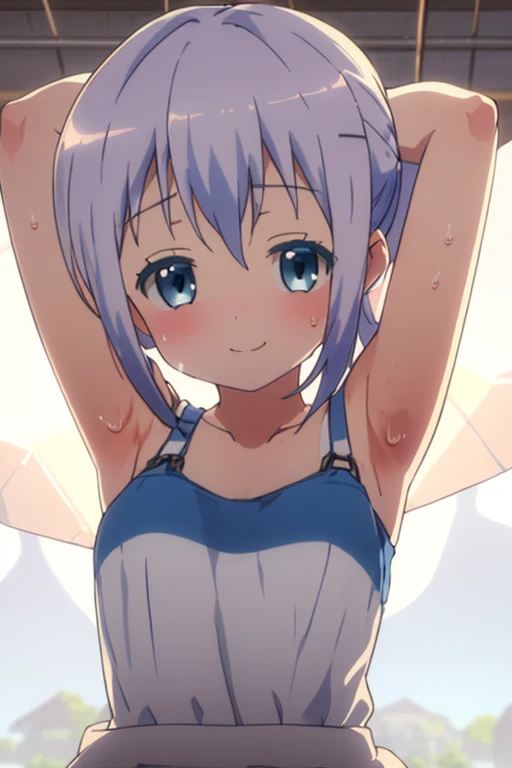 One Girl、Exposed on a bright stage、dancing、Blue-themed idol costumes、The cloth on the chest of the costume is missing、The crotch area of the costume is missing fabric.、Unfocused eyes、Feeling embarrassed、laughing、Are crying、Light blue hair、blue eyes、Standard Bust Size、Nipples、Pussy、Wearing a very short skirt、Wearing a floral ornament on her head、My whole body is covered in condensed milk