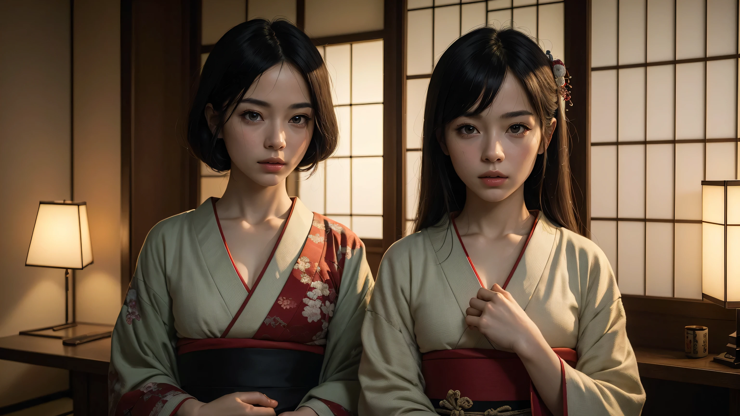 Beautiful Japanese Women、Horror Art
