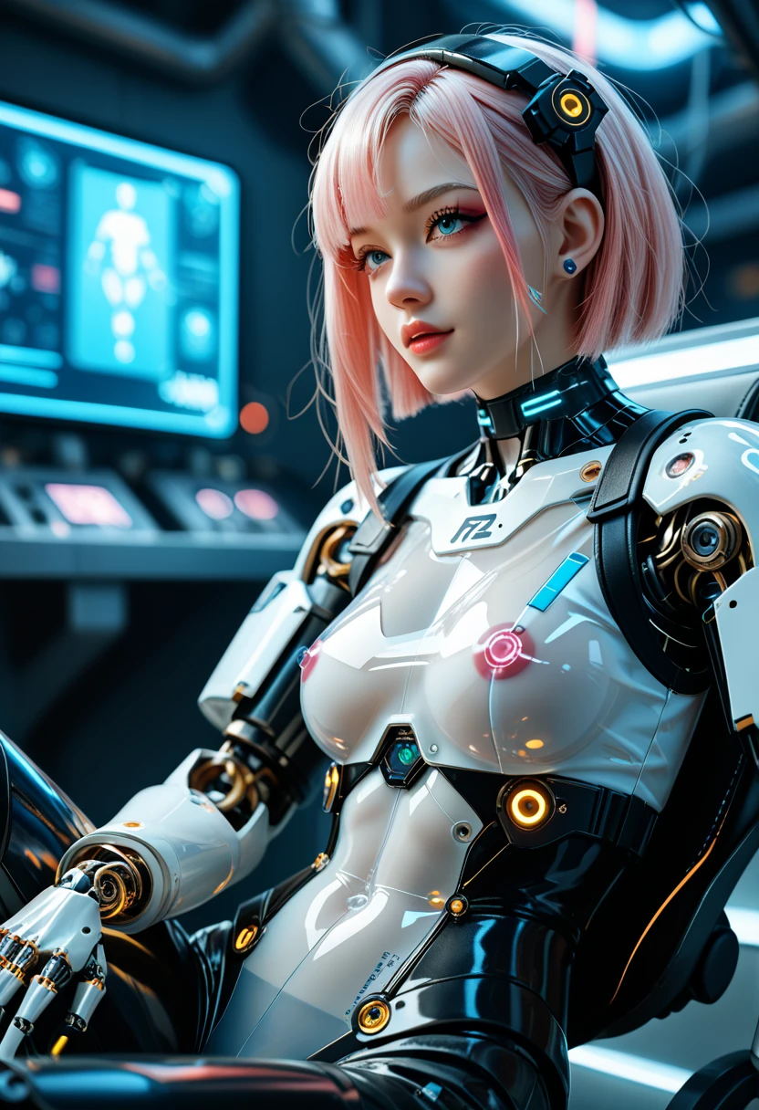 masterpiece, best quality, 1girl, <lora:kwFemale_Beta40-SDXL_v1:1>, humanoid robot, cyberpunk, neon, cleavage, waifu, photorealistic