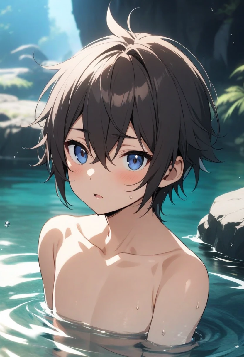 ((Top Quality)), ((Excellent)), (Details), ((Japanese)), Ultra-Realistic, Stunning Environment, Bright Colors, 13 Years Old,, shiny hair, a Girl ,((Blue Eyes)) , Black Hair, (Childish Face), ((half-smile)),(Bob Hair), extreme_close_up,((crawling position)),Muddy River, Medium Breasts, desert, Mud stains , ((Nude)),((Brown River)),((Muddy River)), ((Mud stains on chest)),(Savannah), Rock Mountain, ((landscape)),close_up, ((Wet)),Muddy River,((Water splash)),((Mud stains)),((Mud stains on the body)),((Lots of bubbles)),Brown water,,Savannah ,crawling position, (Rock Mountain),((Mud stains on the body)), shiny hair,Bob Hair, ((Moderate Breasts)),seductively posing, masterpiece ,close_up , ultra realistic,((naked)), ((topless)) ,((extreme_close_up)), ((crawling position)),desert,((Mud stains on chest)), best quality, desert, blunt bangs, Rock Mountain,((Brown River)), desert, Mud stains ,((Muddy River)),((Mud stains)),Mud stains,((Mud stains on the body)),