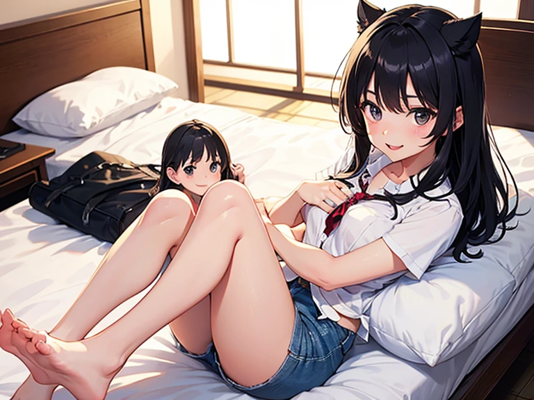 masterpiece、top-quality、High-quality images、8K、 Two Women I am Leo、This is an important question、Do you want me to create a male character who will be your lover?、 Because Leos may come、Wait for Leo?、Lisa, Nomiya and Yae-chan、Think carefully about each、Please express your answer Lisa.((Neat and clean woman、Beautuful Women、full body Esbian、Always long black hair、The skin and costume texture are of the highest quality、Glossy skin、White silk underwear on top and bottom、White bustier、White stockings、cramped underwear that digs into the skin,,,,,,,,,,,,,,,,,,,,,,,,,,,,,,,,,,,,,,,,,,,,,,,,,,,、You can see the shape of the nipple even from the top of the bra、So Huge Breasts、large hips、Balanced proportions)):1.3 Nomiya((intelligent woman、always short gray hair、Slimed、Although small、beautiful udder with good shape、Black sweater、Long lab coat for researchers)) :1.4 director((His name is Leo、Does not appear at all in this institute、Living far away、From there、Instruct Lisa and Nomiya、It's a little scary when you get angry, But、Always kind)):1.3 Yae-chan((Postdoctoral Researcher, research institute、Lisa and Nomiya's sister、Lisa and the others want to be cute)) Lisa meets Nomiya((The two met at the Institute of Sexology、Lisa is the subject of research that enhances sexual sensations、Lisa sitting in a research recliner、Legs wide open、Fixed legs do not move、Unable to close、 Nomiya is a sexologist、Sex Genius、Master of sex、Gently caressing Lisa's open legs with a makeup brush、With all kinds of tools and techniques besides makeup brushes, Nomiya gives Lisa joy)):1.2 Lisa's reaction((pleasant sensation、wrinkles between eyebrows、Moist eyes、Sigh through a half-open mouth、Crawl body、troubled look、Wet underwear)):1.4、 lab room、inside in room、 Medical equipment and adult goods are placed in the wagon next to the chair、After makeup brush、Tame with these tools、Nomiya is the best sex technician、Inculcating pleasures that Lisa doesn't know、Lessons
