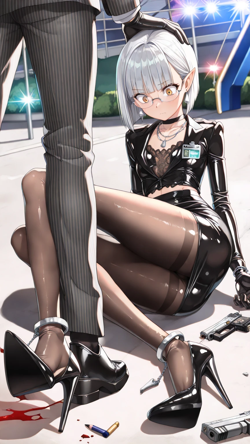 femboy, Open shoulder dress,fashion coats, short hair, shorts, Knee length socks,