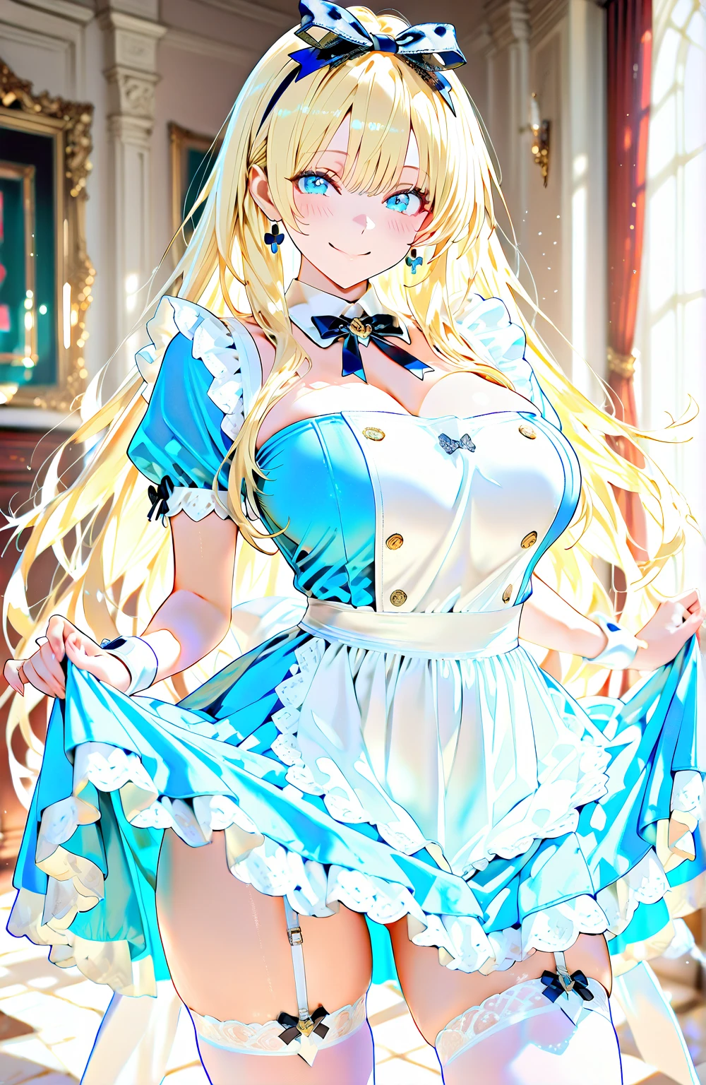 Teenage Girl,Holy,Obsessed,Having fun,in love,light color dress,Clothes with intricate details,pattern,Swimwear,In the room,Loners,blond,