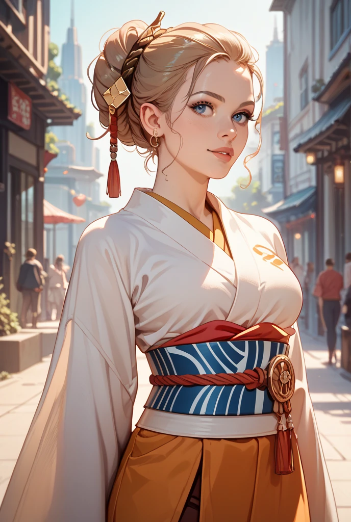 Japanese Beauty,Alone,Wearing a belt around the waist,Wearing a watch on one&#39;s wrist,Drunk