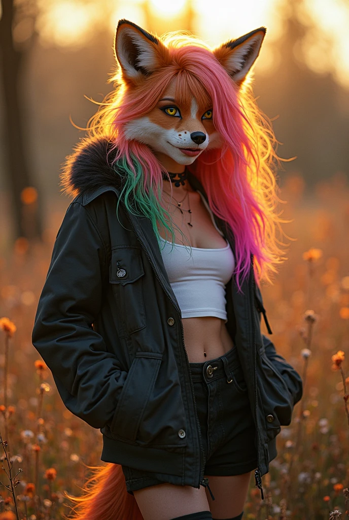 RAW photo of a skinny flat young woman (pointy nipples:1.2), Hand on chin pose tilted position, Sunset orange hair, beautyful eyes,( Green lace silk stripped tiny Cropped pants), (Mint latex furr wool sheer Blouse and Hoodie), background places in the city ((with candies a cat desserts a dog)), (high detailed skin:1.2), 8k uhd, dslr, soft lighting, high quality, film grain, Fujifilm XT3, (bokeh effect:1.2) <lora:beauty_eyes:0.4><lora:offset_0.2:1> <lora:add_detail:1.1>