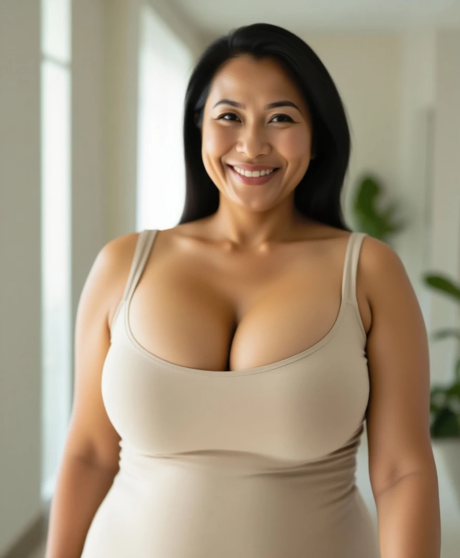 RAW PHOTO, her name is Alejandra, high quality, 1 old woman, ((58-year-old plus sized body latina woman)), (((58 years old))), ((plus sized)), ((chubby body)), ((wrinkled body)), (((old body))), ((long hair)), wearing stylish fashionable office wear different colored, POSE: dynamic pose, BREAK, BACKGROUND: indoor: film grain