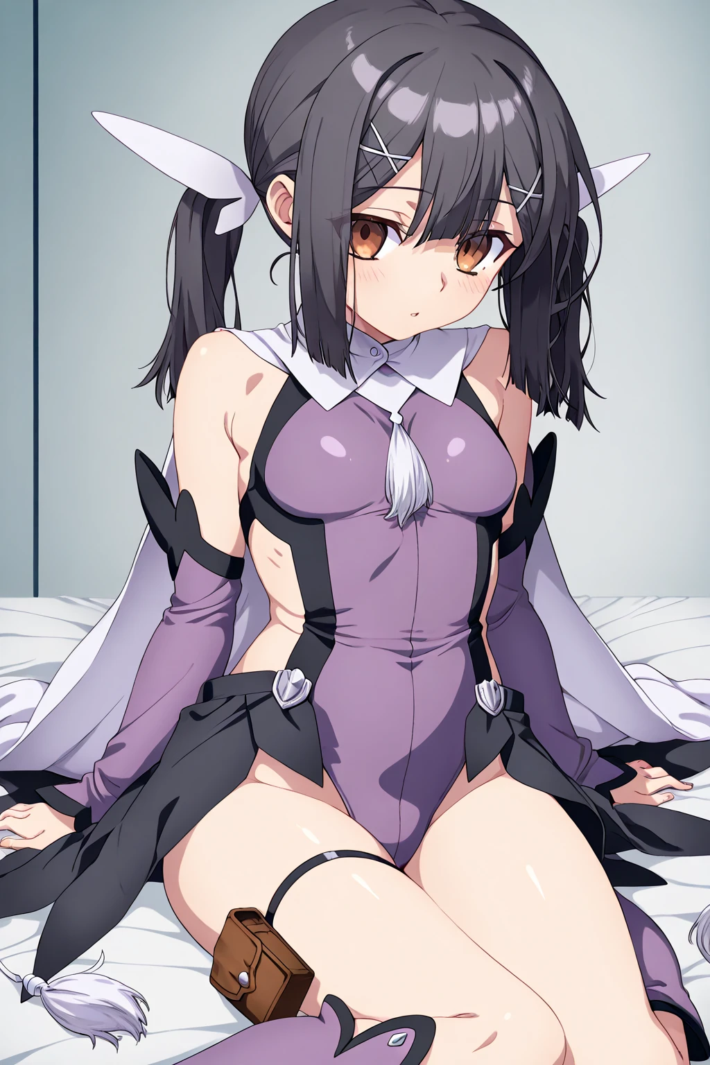 super girl elementary school student, masterpiece, highest quality, abstract, psychedelic, neon, (honeycomb pattern), (creative:1.3), fantasy 00d、 black hair、bob cut with trimmed ends、flat chest、Thin crotch、lolicon、belly button、High-leg style、white cloak with pink pattern、pointed nipples、white panties、(((squat)))、transparent clothes、Heart particles are released from the pants...、hand to mouth