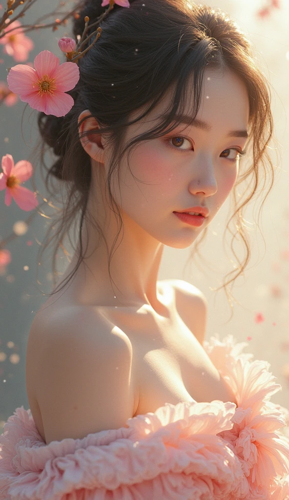create an artifact that describes a smart person, shy, innocent, gentle, dedicated, passionate, sensitive and beautiful