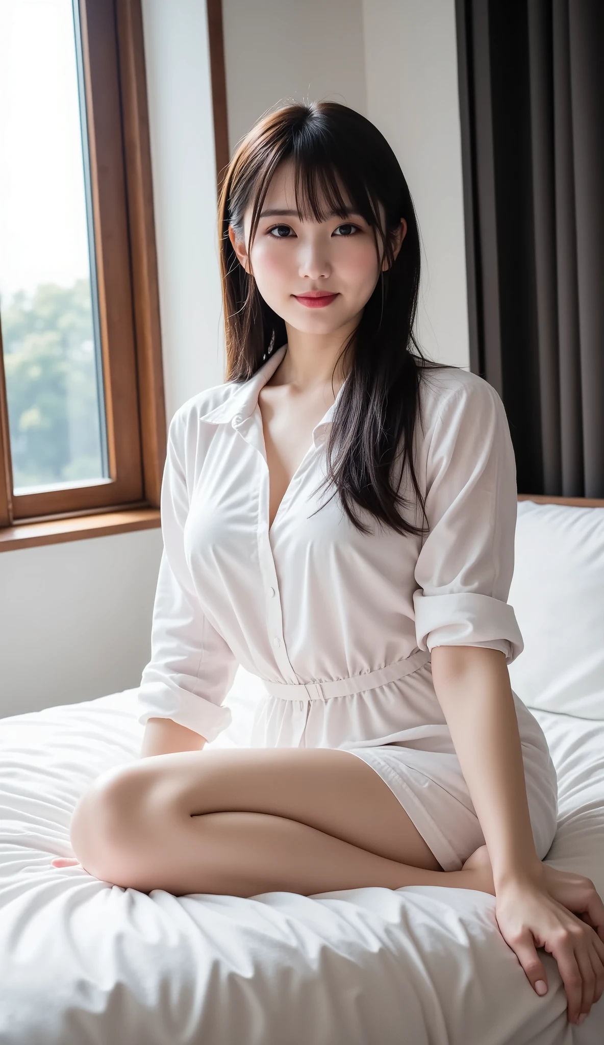 8k, raw photo, best quality, masterpiece, realistic, photo realistic, clear, professional lighting, beautiful face, best quality,ultra high res, realistic japanese beautiful, Super detailed, 1girl, full body, no eyewear
