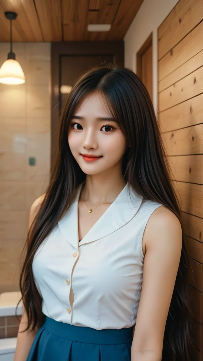 8k,high quality,high resolution,One woman,smile,(tall),whole body,young woman,Japanese,smile,Dress,Plump:1.9,Chubby woman:1.9,Beauty Salon,,