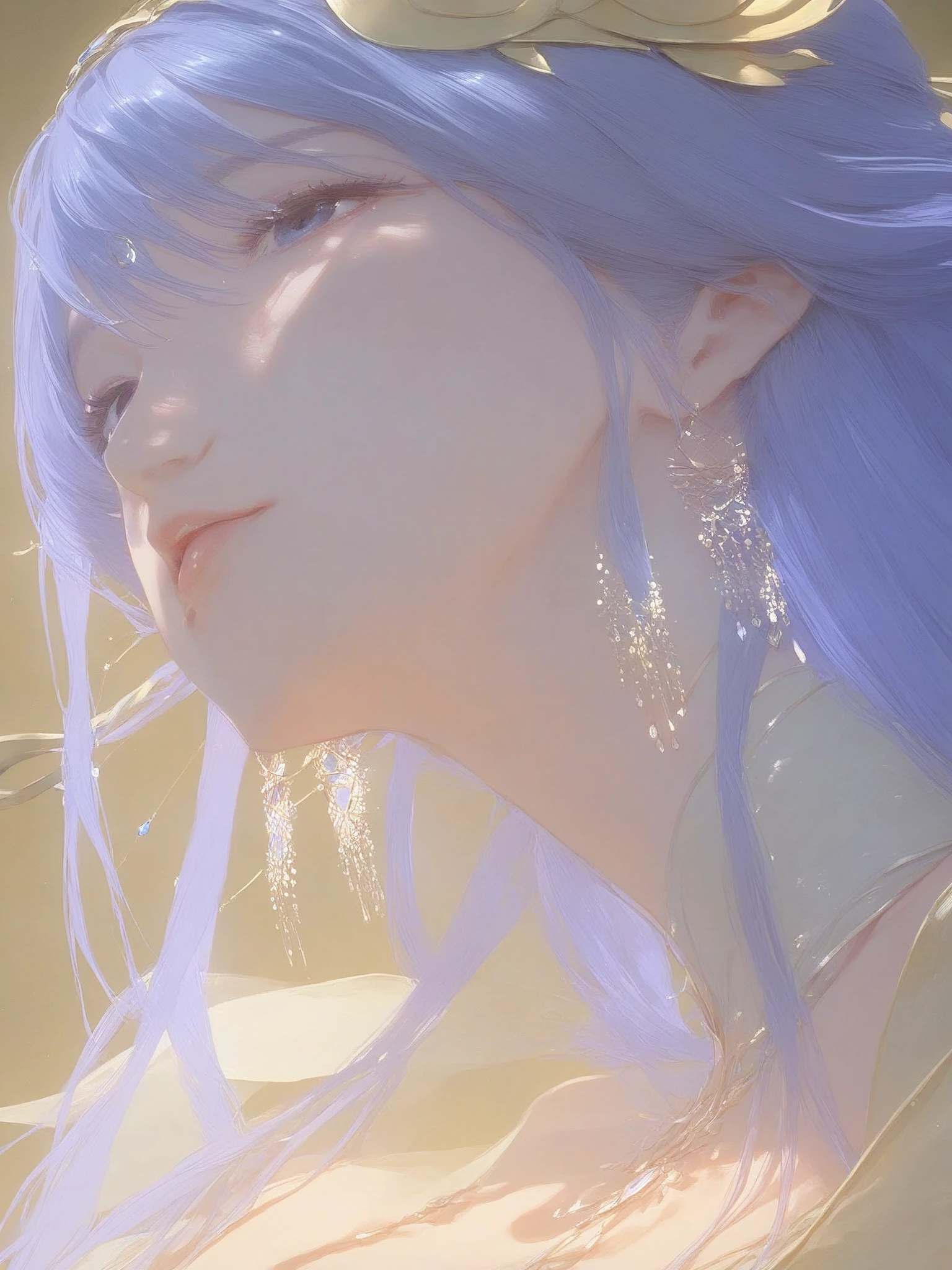 [Game 1.5], [Genshin Impact 1.5], [Ningguang No. 1.5], Ms. Geology, chineseidol, yellow hair and white hair, Elegant and beautiful, is sitting on a rock, rock power, geographical vision, Elegant